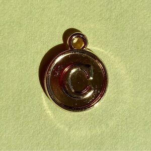 “C” Charm jewelry making Necklace bracelet ring baubles keychain ID tag lanyard